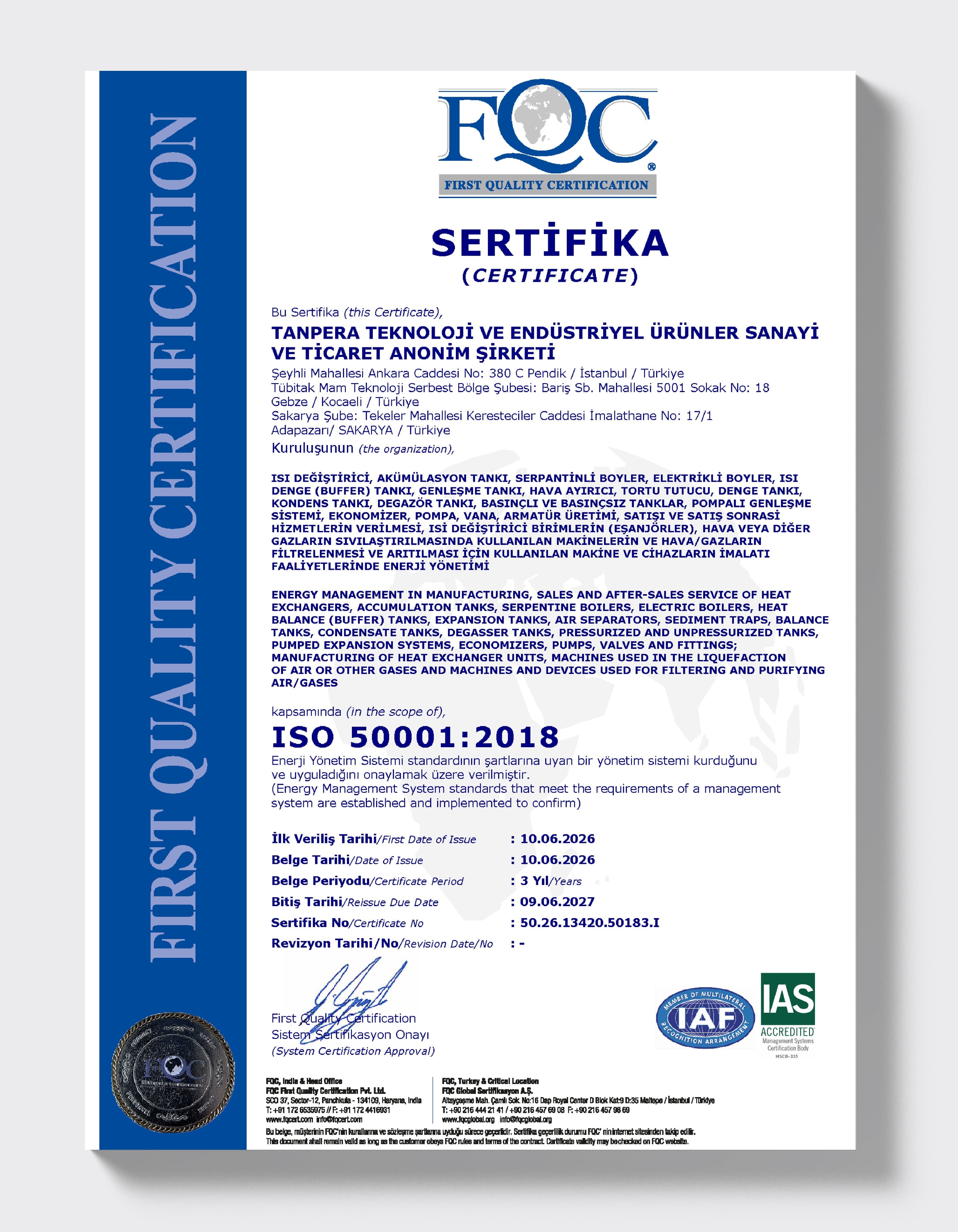 ISO 50001:2018 — энергоменеджмент